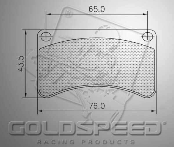 BRAKEPAD SET GOLDSPEED 414