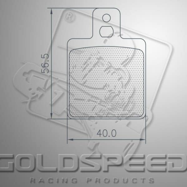 BRAKEPAD SET GOLDSPEED 509