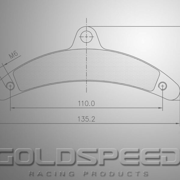 BRAKEPAD SET GOLDSPEED 568