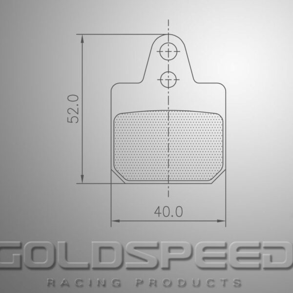 BRAKEPAD SET GOLDSPEED 572